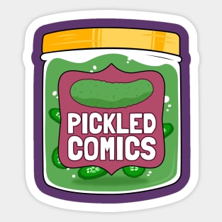 Pickled Comics Jar Sticker